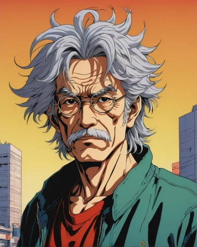 sakana,angry man,jin deui,takikomi gohan,elderly man,kinomichi,old man,stan lee,pensioner,grandpa,theoretician physician,cartoon doctor,2d,shimada,older person,grandfather,saji,aging icon,elderly person,male character,Illustration,Japanese style,Japanese Style 05