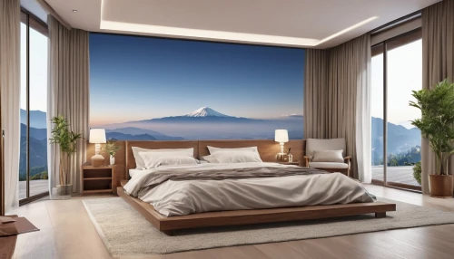 sleeping room,modern room,great room,japanese-style room,room divider,canopy bed,bedroom,guest room,bedroom window,search interior solutions,mountain scene,el teide,sky apartment,contemporary decor,modern decor,tenerife,guestroom,window treatment,danish room,interior decoration,Photography,General,Realistic