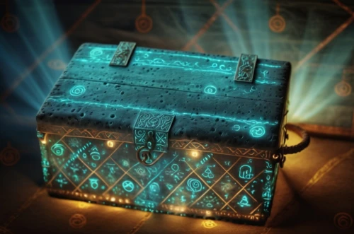 treasure chest,magic grimoire,turquoise leather,rupees,genuine turquoise,giftbox,wallet,gift box,purse,lyre box,mod ornaments,play escape game live and win,card box,a gift,gift bag,gift boxes,turquoise wool,purses,retro gifts,runes,Photography,General,Realistic