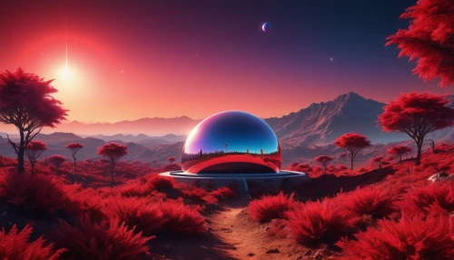 futuristic landscape,alien planet,red planet,alien world,exoplanet,extraterrestrial life,gas planet,martian,planet alien sky,planetarium,planet mars,space art,planet,fire planet,earth rise,planet eart,sky space concept,fantasy landscape,lost in space,cosmos field,Photography,General,Realistic
