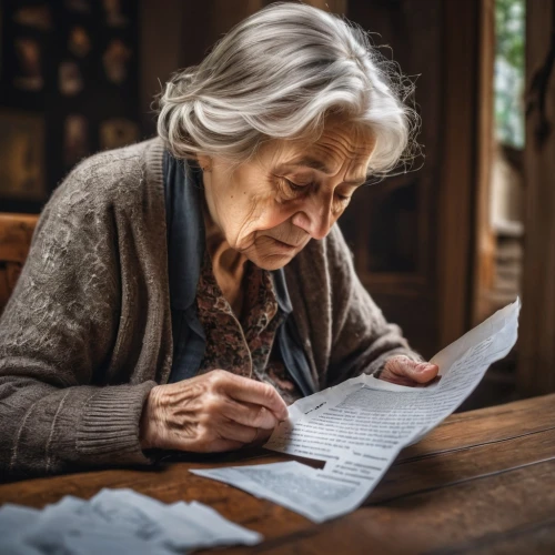 blonde woman reading a newspaper,elderly lady,care for the elderly,elderly person,old woman,older person,elderly people,old age,pensioner,blonde sits and reads the newspaper,grandmother,elderly,senior citizen,respect the elderly,reading magnifying glass,grandma,retirement,learn to write,love letters,a letter,Photography,General,Natural