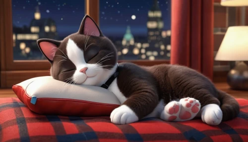 american shorthair,cartoon cat,cat resting,cute cat,cute cartoon image,cute cartoon character,jiji the cat,european shorthair,tom cat,sleeping cat,cat cartoon,paw,chartreux,beautiful cat asleep,hollyleaf cherry,oriental shorthair,cat image,curled up,domestic short-haired cat,sleeping,Unique,3D,3D Character