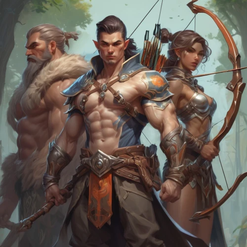 barbarian,guards of the canyon,dane axe,dwarves,warrior and orc,male elf,massively multiplayer online role-playing game,fantasy warrior,forest workers,the three magi,heroic fantasy,druid grove,druids,wood elf,swordsmen,druid,game illustration,protectors,leopard's bane,tarzan,Conceptual Art,Fantasy,Fantasy 01