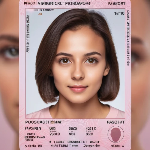 beauty face skin,natural cosmetic,passport,women's cosmetics,physiognomy,motor vehicle,a plastic card,cosmetic,ec card,woman's face,identity document,clove pink,vosges-rose,digital identity,natural pink,composite,custom portrait,woman face,artificial hair integrations,doll's facial features