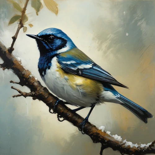 bird painting,tickell's blue flycatcher,magnolia warbler,fairywren,lazuli bunting,blue bird,bird illustration,bluetit,bananaquit,blue birds and blossom,bird on branch,superb fairywren,bird drawing,black throated green warbler,bluebird,song bird,flycatcher,blue wren,old world flycatcher,bluejay,Photography,Documentary Photography,Documentary Photography 01