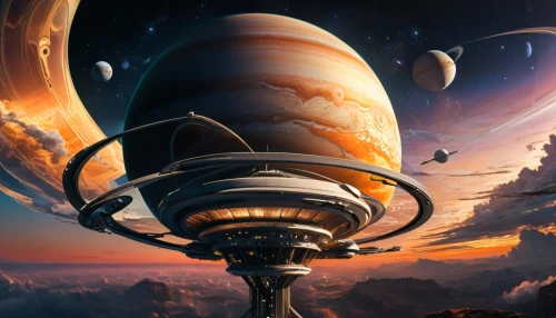 space art,planetarium,sky space concept,sci fiction illustration,saturn,futuristic landscape,planet eart,planets,space tourism,astronomer,exoplanet,alien planet,astronomy,heliosphere,extraterrestrial life,gas planet,alien world,spacecraft,planetary system,airships,Conceptual Art,Sci-Fi,Sci-Fi 24