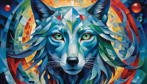 howling wolf,shamanic,howl,wolf,canidae,coyote,wolves,constellation wolf,psychedelic art,gray wolf,kelpie,two wolves,shamanism,european wolf,totem,wolfdog,canis lupus,glass painting,native american indian dog,red wolf,Art,Artistic Painting,Artistic Painting 45