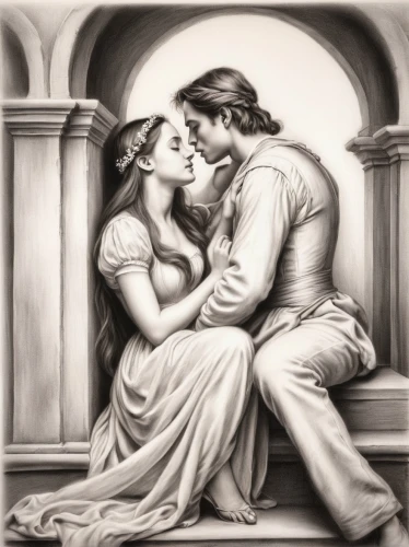 romantic portrait,amorous,romantic scene,young couple,romance novel,pda,first kiss,courtship,shepherd romance,jesus in the arms of mary,love in the mist,kissing,the hands embrace,la violetta,throughout the game of love,man and wife,romance,couple in love,dancing couple,as a couple,Illustration,Black and White,Black and White 35