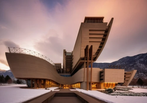 garmisch partenkirchen ski stadium,south-tirol,christ chapel,south tyrol,the sesto dolomites,east tyrol,switzerland chf,futuristic art museum,dachstein,olympia ski stadium,ski facility,alpine style,avalanche protection,tyrol,südtirol,berchtesgaden national park,brutalist architecture,archidaily,trento,futuristic architecture,Photography,General,Realistic