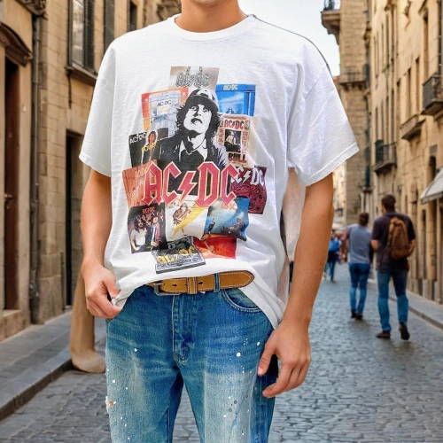 print on t-shirt,t-shirt printing,street fashion,ramones,isolated t-shirt,man's fashion,t shirt,t-shirt,the style of the 80-ies,young model istanbul,art book,beatles,t-shirts,t shirts,the king of pop,premium shirt,tshirt,boys fashion,firenze,italian painter,Male,Southern Europeans,Teenager,L,T-shirt and Jeans,Outdoor,Barcelona