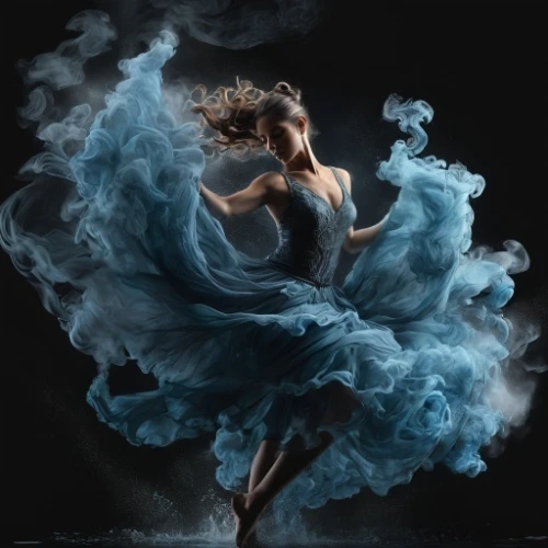 smoke dancer,dancer,blue enchantress,dance,love dance,twirling,firedancer,whirling,gracefulness,fire dance,dance with canvases,fire dancer,twirl,flamenco,twirls,dance silhouette,dancing flames,silhouette dancer,mystical portrait of a girl,swirling