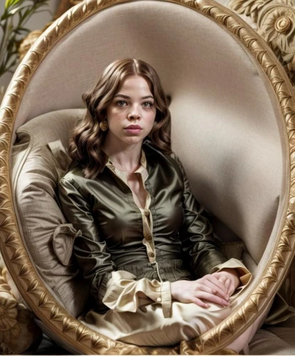 lillian gish - female,sitting on a chair,cinderella,willow,mary-gold,regal,elegance,throne,rococo,elegant,tiara,joan of arc,the throne,her,thrones,venetia,in seated position,renaissance,hazel,mirror