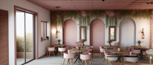 flower wall en,dining room,breakfast room,a restaurant,restaurant bern,bistro,3d rendering,fine dining restaurant,tearoom,restaurant,paris cafe,interior decoration,japanese restaurant,ice cream parlor,restaurant ratskeller,floral corner,render,art nouveau design,watercolor cafe,new york restaurant,Photography,General,Realistic