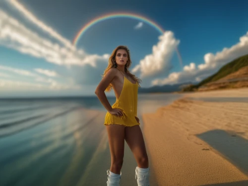 girl on the dune,digital compositing,photoshop manipulation,beach background,photo manipulation,rainbow background,photomanipulation,raimbow,image manipulation,hula hoop,rainbow pencil background,beach volleyball,photoshop creativity,lens flare,beach toy,fantasy picture,beach defence,b3d,kitesurfer,corona test,Photography,General,Realistic