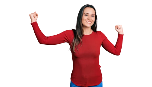 long-sleeved t-shirt,red tunic,women's clothing,women clothes,long-sleeve,woman pointing,girl in t-shirt,ladies clothes,sweatshirt,pointing woman,sports jersey,knitting clothing,female model,active shirt,half lotus tree pose,girl on a white background,sweater,menswear for women,girl in a long,woman holding gun,Photography,General,Realistic