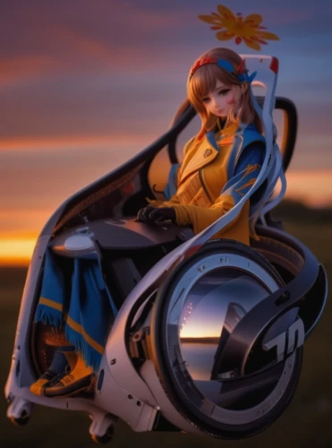 girl with a wheel,little girl in wind,chariot,whirl,electric scooter,flower car,wind-up toy,tricycle,floating wheelchair,e-scooter,toy motorcycle,new concept arms chair,seat dragon,riding toy,dolls pram,joyrider,asuka langley soryu,mobility scooter,3d car model,recumbent bicycle,Photography,General,Natural