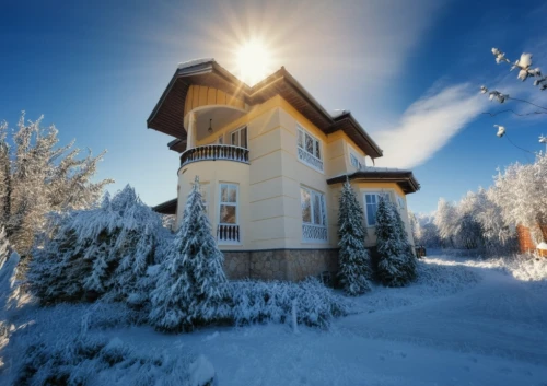 winter house,snow house,winter light,snow shelter,house in mountains,snow roof,mountain hut,winter morning,chalet,snow landscape,house insurance,winter magic,winter landscape,snow scene,wooden house,house in the mountains,winter background,avalanche protection,beautiful home,the cabin in the mountains,Photography,General,Realistic