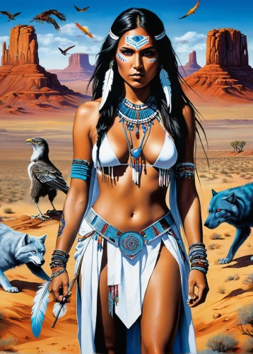 american indian,warrior woman,the american indian,cherokee,native american,indigenous painting,shamanic,shamanism,native,amerindien,aborigine,tribal chief,anasazi,indigenous culture,first nation,female warrior,pocahontas,aboriginal culture,aboriginal,ancient people,Conceptual Art,Graffiti Art,Graffiti Art 07