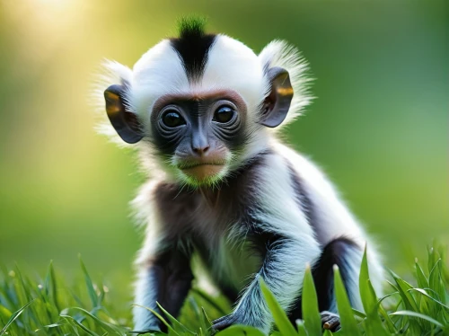 colobus,baby monkey,lemur,gibbon,marmoset,tufted capuchin,ring-tailed,primate,cute animal,tamarin,sifaka,de brazza's monkey,primates,gibbon 5,langur,lemurs,baby animal,monkey,monkey with cub,cute animals,Conceptual Art,Daily,Daily 11
