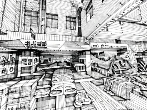 store fronts,toy store,kowloon city,market,the market,townscape,wireframe graphics,convenience store,sewing factory,large market,watercolor shops,shopping street,shopping mall,grocer,shops,multistoreyed,wireframe,vegetable market,arcade games,serigraphy,Design Sketch,Design Sketch,None