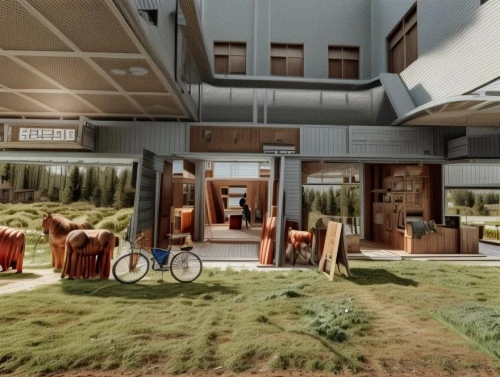 eco hotel,3d rendering,school design,eco-construction,bike land,mid century house,printing house,model house,modern office,render,prefabricated buildings,ski facility,smart house,frisian house,mid century modern,brewery,visitor center,automotive bicycle rack,archidaily,golf hotel