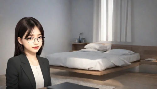 modern room,real estate agent,blur office background,korean drama,bedroom,anime 3d,kdrama,kimjongilia,3d rendering,reading glasses,guest room,shared apartment,3d background,room creator,fuki,yuri,3d rendered,apartment,3d model,one room