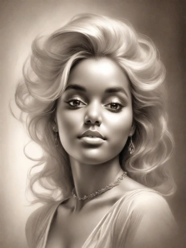 digital painting,marilyn,fantasy portrait,jaya,world digital painting,digital drawing,digital art,madeleine,girl portrait,romantic portrait,graphite,femme fatale,elsa,marylin monroe,moana,artist portrait,girl drawing,sepia,gardenia,tiana,Digital Art,Pencil Sketch