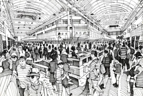 large market,market introduction,principal market,the market,market,upper market,harrods,bullring,transport hub,property exhibition,mono-line line art,london underground,crowds,osaka station,wireframe,crowd of people,wireframe graphics,electronic market,animal line art,panopticon,Design Sketch,Design Sketch,None