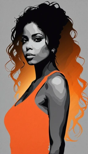 vector illustration,vector art,orange,vector graphic,bjork,digital painting,adobe illustrator,tangerine,fashion vector,digital art,brandy,rosa ' amber cover,vector graphics,digital drawing,clementine,digital illustration,fashion illustration,vector image,digital artwork,vector girl,Illustration,Black and White,Black and White 31