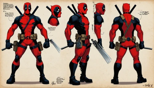 deadpool,dead pool,costume design,red hood,concept art,two-point-ladybug,red super hero,comic character,cartoon ninja,comic characters,male poses for drawing,the suit,daredevil,chimichanga,actionfigure,marvel comics,harnesses,male character,crossbones,grenadier,Unique,Design,Character Design