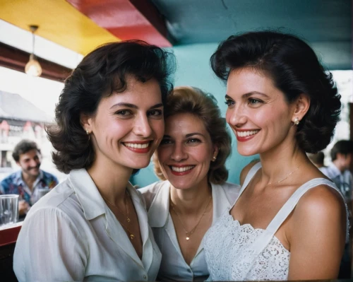 1980s,retro women,vintage girls,1980's,1950s,women at cafe,1982,1960's,1986,80s,the style of the 80-ies,50s,young women,beautiful photo girls,pretty women,vintage women,fifties,1965,1950's,50's style,Photography,Documentary Photography,Documentary Photography 23