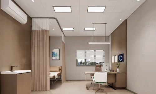 surgery room,treatment room,doctor's room,daylighting,hospital ward,therapy room,examination room,hallway space,ceiling lighting,ceiling lamp,ceiling light,ceiling construction,consulting room,sci fi surgery room,ceiling fixture,operating room,hospital,holy spirit hospital,halogen spotlights,track lighting