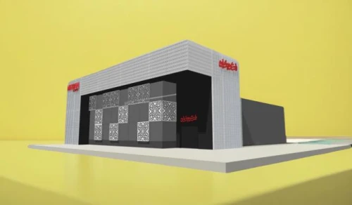 model house,3d model,3d rendering,computer store,cinema 4d,shidokan,crown render,printing house,3d render,japanese restaurant,fire station,store front,construction set,storefront,japanese architecture,store fronts,factory bricks,industrial building,3d modeling,fast food restaurant