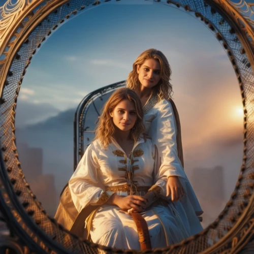 cinderella,mother and daughter,angels,titanic,fairy tale icons,passengers,musketeers,angels of the apocalypse,mom and daughter,lindos,romantic portrait,princesses,sailing ship,high wheel,prince and princess,beautiful frame,joan of arc,sisters,sailors,cg artwork,Photography,General,Commercial