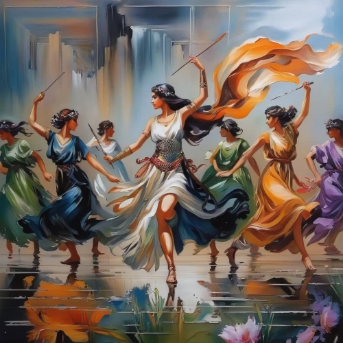 dancers,latin dance,folk-dance,dance with canvases,salsa dance,folk dance,flamenco,oil painting on canvas,dance,ballroom dance,dancer,ethnic dancer,hare krishna,argentinian tango,dancing,to dance,art painting,square dance,oil painting,country-western dance,Illustration,Paper based,Paper Based 04