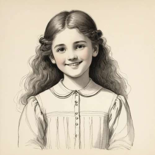 child portrait,portrait of a girl,bouguereau,the little girl,girl portrait,child girl,madeleine,little girl,girl drawing,young lady,young woman,portrait of christi,kate greenaway,elizabeth nesbit,girl with bread-and-butter,girl with cloth,little girl in wind,girl in a long,a girl's smile,small münsterländer,Illustration,Black and White,Black and White 29