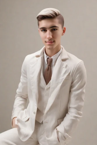 a wax dummy,social,pompadour,male model,men's suit,white boxer,formal guy,pomade,chair png,white clothing,male elf,wedding suit,whitey,management of hair loss,george russell,ryan navion,boy model,bowl cut,ceo,white man,Digital Art,Clay