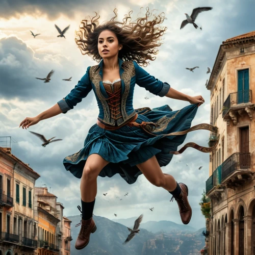 flying girl,little girl in wind,leap for joy,flying,sprint woman,flying hawk,digital compositing,flying seed,flying heart,flying seeds,believe can fly,broomstick,fairies aloft,flying birds,flying machine,flying bird,photoshop manipulation,flight,girl in a historic way,leaping,Photography,General,Fantasy