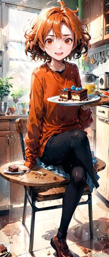 girl in the kitchen,red cooking,cooking book cover,cinnamon girl,woman holding pie,mess in the kitchen,cooking show,hinata,food and cooking,paprika,cooking chocolate,girl with cereal bowl,furikake,maki roll,star kitchen,chara,cooking,spilt coffee,dishes,washing dishes,Anime,Anime,Realistic