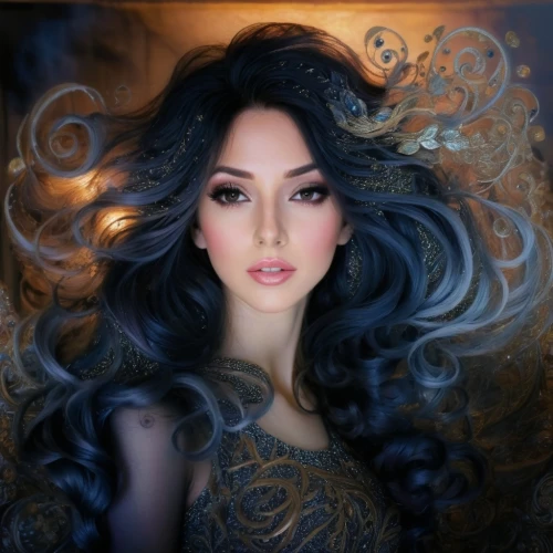 fantasy portrait,mystical portrait of a girl,oriental princess,oriental longhair,fantasy art,romantic portrait,fantasy woman,fantasy picture,gypsy hair,jasmine blue,fairy queen,oriental girl,eurasian,mermaid vectors,jasmine,rapunzel,persian,miss circassian,jasmine blossom,queen of the night,Photography,General,Fantasy