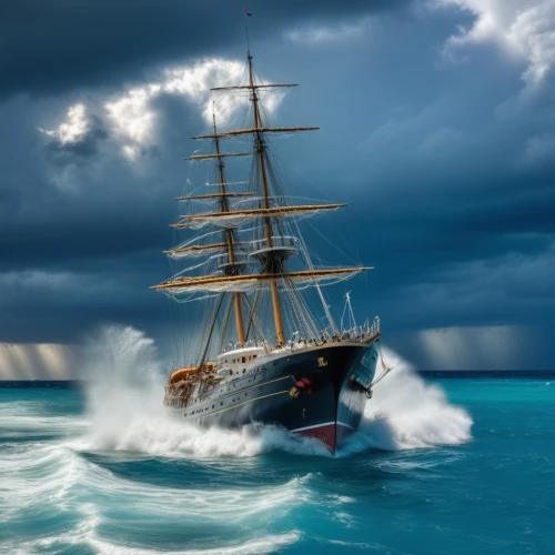 sea sailing ship,sailing ship,east indiaman,three masted sailing ship,sail ship,tall ship,tallship,sailing ships,full-rigged ship,galleon ship,galleon,training ship,windjammer,pirate ship,sailing vessel,sea fantasy,royal mail ship,ghost ship,sailer,sailing,Photography,General,Realistic