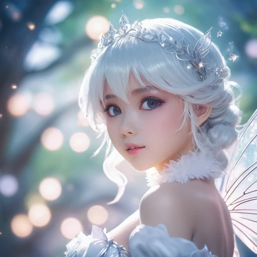 fairy,little girl fairy,child fairy,flower fairy,fairies,faerie,fairy queen,faery,garden fairy,fairy tale character,fairy world,white butterfly,butterfly white,white butterflies,fairy dust,fairy galaxy,angel girl,fairy forest,vintage fairies,white rose snow queen,Illustration,Realistic Fantasy,Realistic Fantasy 02