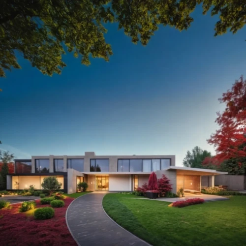mid century house,mid century modern,modern house,new england style house,modern architecture,dunes house,ruhl house,contemporary,beautiful home,luxury home,suburban,bendemeer estates,residential,residential house,large home,cube house,landscape lighting,brick house,luxury real estate,luxury property