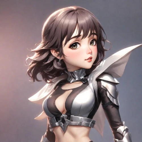 kotobukiya,swordswoman,game figure,honmei choco,3d figure,ayu,kinara,gain,cg artwork,3d model,game character,female warrior,fran,cuirass,female doll,angel figure,poker primrose,cosmetic,kayano,ganai