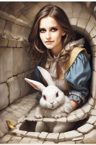 white rabbit,children's fairy tale,alice,fairy tale character,alice in wonderland,fairy tales,white bunny,rabbits and hares,fairy tale,cavy,fairytale characters,dwarf rabbit,swath,american snapshot'hare,fairy tale icons,fantasy picture,rabbits,labyrinth,cottontail,biblical narrative characters,Digital Art,Comic