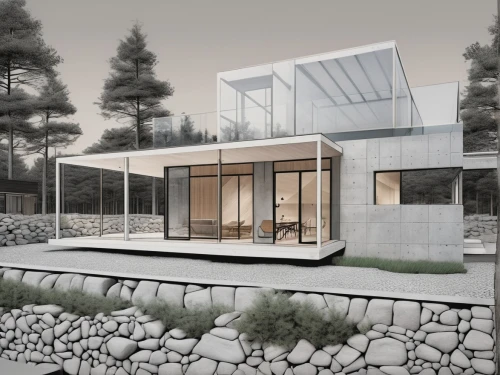 modern house,cubic house,modern architecture,glass facade,3d rendering,archidaily,dunes house,cube house,frame house,inverted cottage,eco-construction,mid century house,contemporary,residential house,house drawing,smart house,mirror house,structural glass,render,smart home,Unique,Design,Blueprint