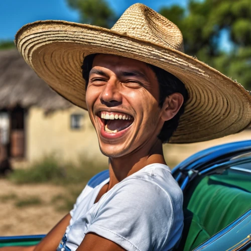 sombrero,mexican hat,high sun hat,mexican,latino,straw hat,hispanic,sombrero mist,laughing tip,farmworker,ordinary sun hat,to laugh,amigos,yellow sun hat,mexican culture,mexican holiday,mariachi,cowboy hat,ecstatic,panama hat,Photography,General,Realistic