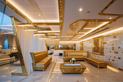luxury home interior,luxury yacht,gold wall,interior decoration,gold bar shop,on a yacht,yacht exterior,luxury hotel,contemporary decor,luxurious,modern decor,largest hotel in dubai,interior modern design,penthouse apartment,gold lacquer,luxury,interior design,yacht,gold paint stroke,business jet,Photography,General,Realistic