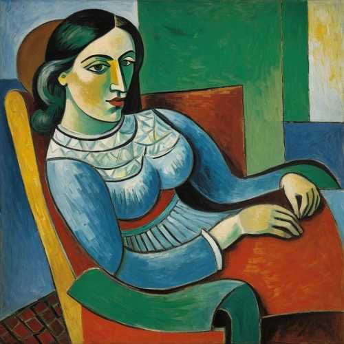 woman sitting,picasso,woman on bed,woman at cafe,portrait of a woman,girl sitting,woman drinking coffee,girl with cloth,woman with ice-cream,young woman,portrait of a girl,depressed woman,woman playing,woman holding pie,woman eating apple,woman holding a smartphone,girl at the computer,girl in cloth,lacerta,woman thinking,Art,Artistic Painting,Artistic Painting 05