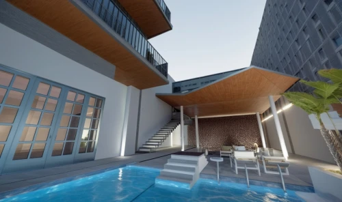 3d rendering,render,roof top pool,3d rendered,penthouse apartment,modern house,pool house,3d render,aqua studio,swimming pool,sky apartment,block balcony,dunes house,outdoor pool,holiday villa,modern architecture,luxury property,infinity swimming pool,rendering,las olas suites,Photography,General,Natural
